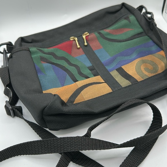 Maple Leather Co. Handbags - Maple Leather Co. nylon and fabric crossbody bag